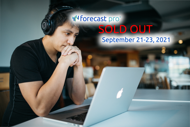 September 21-23 Online Business Forecasting Workshop - SOLD OUT