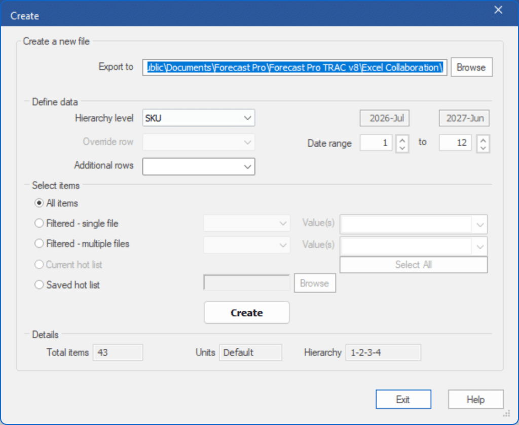 Using Excel Collaboration - Forecast Pro