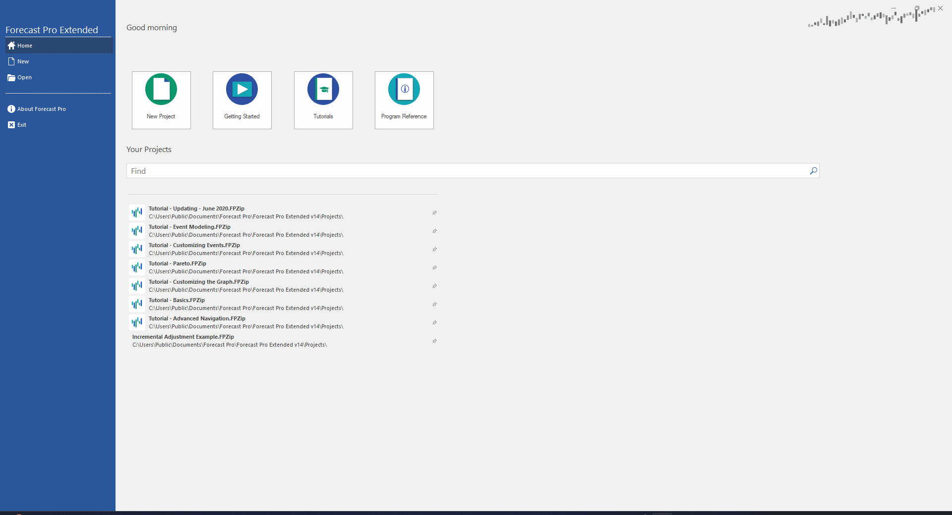 Setting the Defaults - Forecast Pro