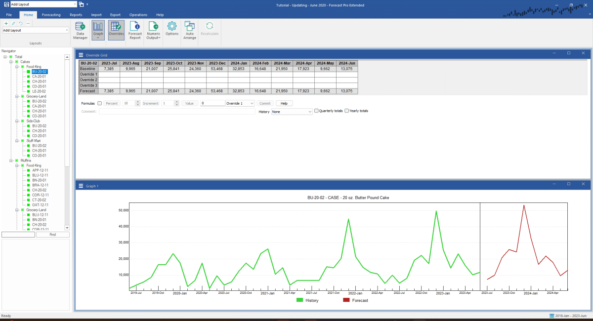 Step 2: Opening Your Forecast Project - Forecast Pro